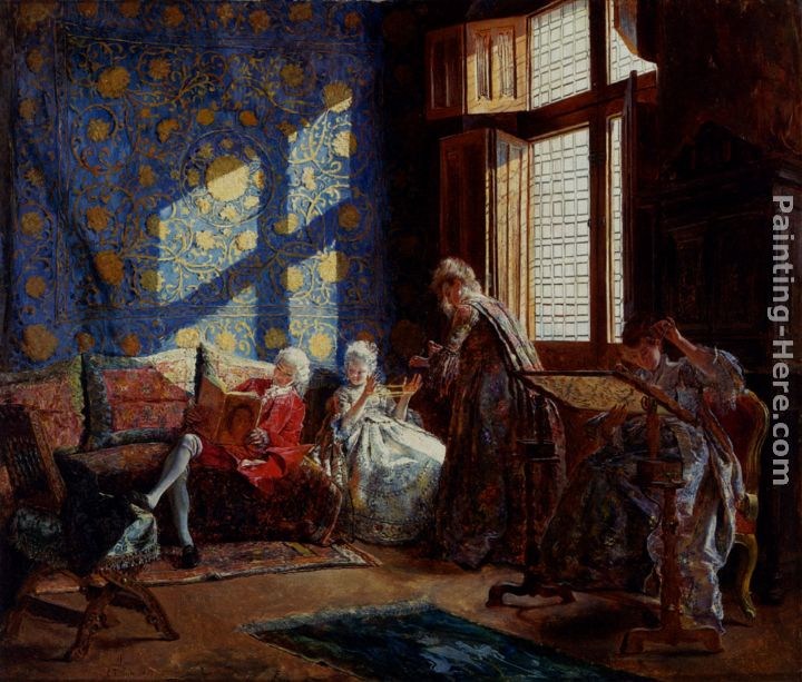 Ignacio Leon y Escosura The Embroiderers